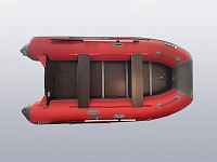 Лодка надувная Big Boat Bering (Беринг) 340 К красный/серый