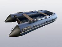 Лодка надувная Big Boat Ermak (Ермак) 380 Lux синий/серый