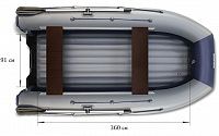 Водометная надувная лодка Флагман DK 420 Jet