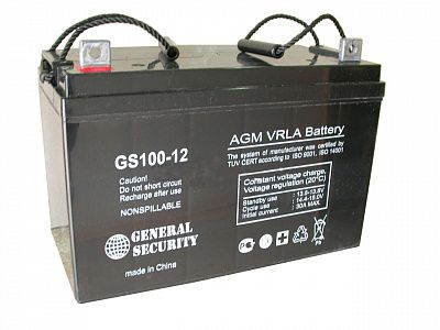 Аккумулятор GS 100-12 GENERAL SESURITY
