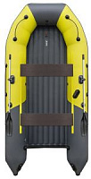 Лодка надувная Таймень NX - 3800 НДНД PRO MAX желтый/графит