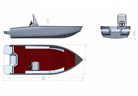 Алюминиевая лодка Xstream 420S