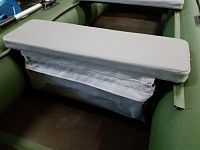 Комплект накладок из морской экокожи и сумкой из ПВХ 850x240х50