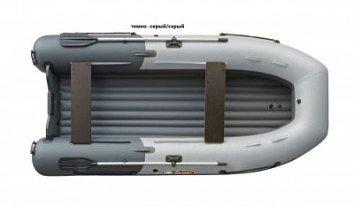 Лодка надувная REEF TRITON 370 S-Max Темно-Серый/Серый