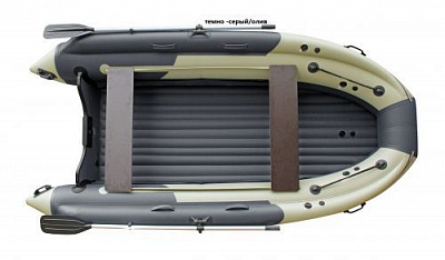 Лодка надувная SKAT TRITON 390 Fi Темно-Серый/Олив
