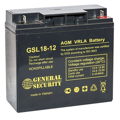 Тяговый аккумулятор General Security GSL 18-12