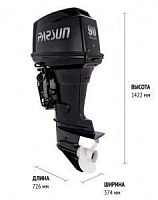 Лодочный мотор Parsun T 90 FEL-T