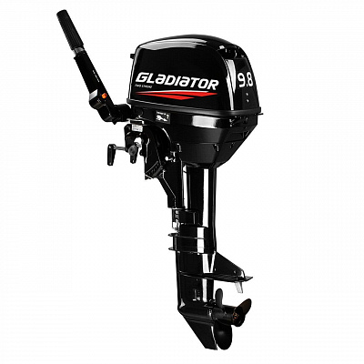 Лодочный мотор Gladiator G9,8FHS Б/у с гарантией 1 год №9,8ASO011414