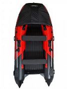 Лодка надувная Gladiator E 330 PRO красно/черный
