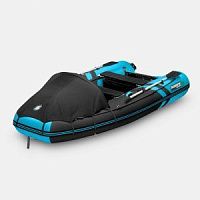Лодка надувная Gladiator E 350 PRO Черно-Бирюзовый