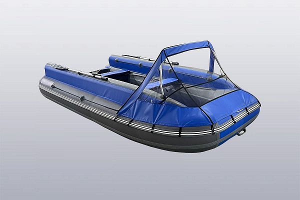 Лодка надувная Big Boat Ermak (Ермак) 360 Lux синий/серый
