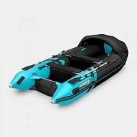 Лодка надувная Gladiator E 380 PRO черно/бирюзовый