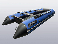 Лодка надувная Big Boat Regat (Регат) 380 синий/серый