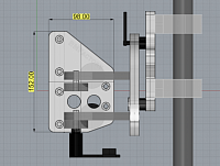 Кронштейн - ротатор тип 10 Т- паз опрокидывающийся