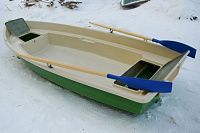 Пластиковая лодка Тортилла - 4 с рундуками