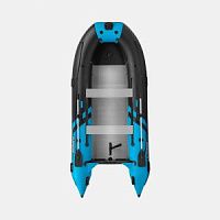 Лодка надувная Gladiator Active C 400 AL Черно-Бирюзовый