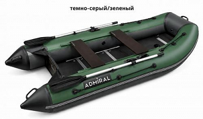 Лодка надувная Адмирал 320 Sport Темно-Серый/Зеленый