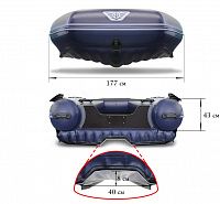Водометная надувная лодка Флагман DK 420 Jet