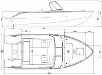 Аллюминиевая лодка Windboat 4.6 DCX