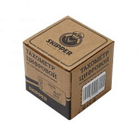 Тахометр со счетчиком моточасов Skipper длина кабеля 4,5м, сменный элемент питания