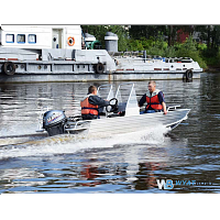 Алюминиевая лодка Wyatboat - 390 М с консолями