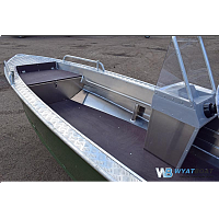 Алюминиевая лодка Wyatboat - 390 У с консолью