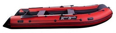 Лодка надувная River Boats RB - 330 Черно-Красный