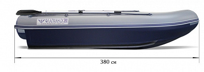 Двухкорпусная надувная лодка Флагман DK 380