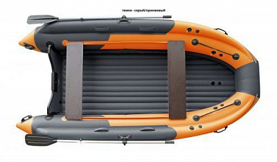 Лодка надувная SKAT TRITON 390 Fi Темно-Серый/Оранжевый