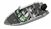 Алюминиевая лодка Siberia S4 модификация 2