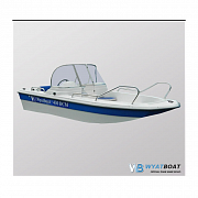 Стеклопластиковый катер Wyatboat - 430 DCM (тримаран)