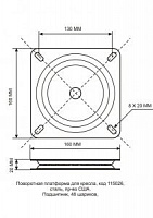 Поворотная платформа для кресла с подшипником