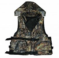 Жилет страховочный с карманами, капюшоном (XXL, 3XL)