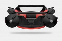 Лодка надувная Gladiator E 380 X красно/черный