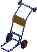 Тележка для ПЛМ с доп. колесами