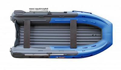 Лодка надувная REEF TRITON 370 Fi S-Max Темно-Серый/Голубой