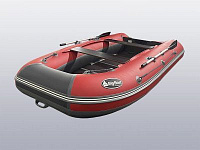 Лодка надувная Big Boat Bering (Беринг) 340 К красный/серый