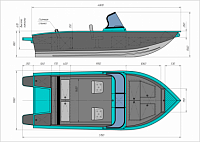 Алюминиевая лодка Магнум Спорт 470
