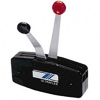 Контроллер двухрычаговый вертикального крепления белый