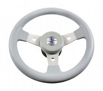 Рулевое колесо DELFINO обод серый,спицы серебряные д. 310 мм