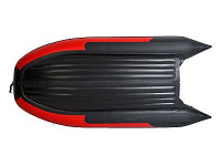 Лодка надувная Gladiator E 380 PRO красно/черный