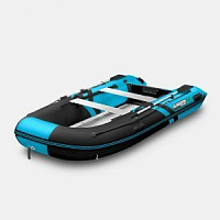 Лодка надувная Gladiator Light B 370 AL Черно-Бирюзовый
