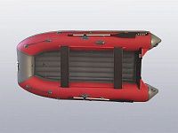 Лодка надувная Big Boat Regat (Регат) 340 Lux красный/серый