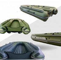 Лодка надувная Reef Тритон 370 Fi S-Max Темно-Серый/Олива