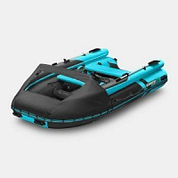 Лодка надувная Gladiator E 380 X PRO черно/бирюзовый