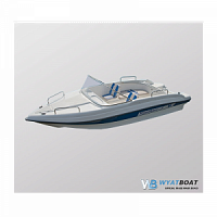 Стеклопластиковый катер с рундуками Wyatboat - 3