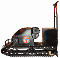 Мотобуксировщик Ураган Базовый (1443 мм) 15 л/с, склизы