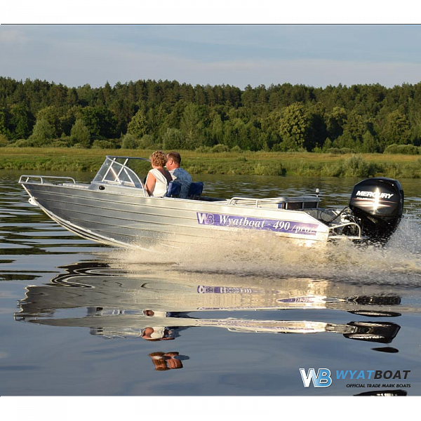 Алюминиевый катер Wyatboat - 490 Pro