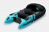 Лодка надувная Gladiator Active C 330 AL черно/бирюзовый