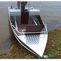 Алюминиевая лодка Wyatboat - 390 М с консолями